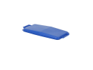 Couvercle à poser - pour conteneurs de pré-tri / bacs emboîtables de 60 litres - bleu - 1