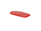 Couvercle à poser - pour conteneurs de pré-tri / bacs emboîtables de 60 litres - rouge - 1