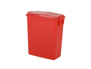 Couvercle à poser - pour conteneurs de pré-tri / bacs emboîtables de 60 litres - rouge - 2