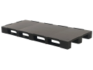 Palette en plastique type TC3-DUO ECO (avec bords - 3 semelles) - 1