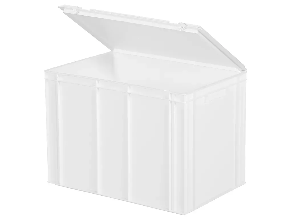 White lidded bins