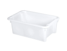 Bac euro empilable-emboîtable - 600 x 400 x H 220 mm - 1