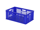 Caisse empilable - 600x400xH224mm - bleu - 1