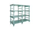 Rayonnage en plastique Euro - 1500 x 500 x 1520 mm - 1