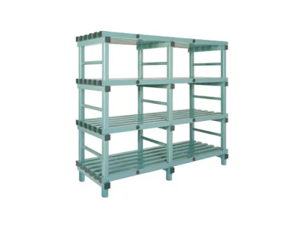 Plastic rack (Euro rack) - 1500 x 500 x H 1520 mm