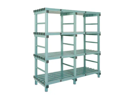 Plastic rack (Euro rack) - 1500 x 400 x H 1820 mm