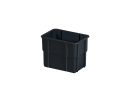 Valise avec bacs d'insertion - 400 x 300 x H 133 mm - noir | 8 x bac d'insertion 1/8 - 3