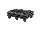 Palette export plastique - 800x600mm - 6 pieds - emboîtable - 2