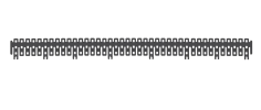 Séparateur longitudinal XL H42mm - Comp 25 (ESD) - 1