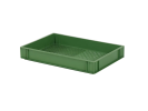 Caisse empilable - 600x400xH80mm - vert - 1