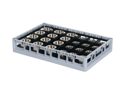 PP washing tray - side walls - high divider - Techrack