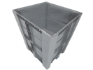 XXL caisse-palette en plastique type SB3 - 1200 x 1000 mm - avec fond d'entonnoir - 2 semelles - 2