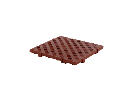 Floor grille type 31 - 600 x 600 mm - red-brown