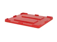 Lay-on lid 1200 x 1000 mm - red