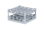 Gläserkorb 400 x 400 mm - für Glashöhen von 66 bis 190 mm - mit 4 x 4 Facheinteilung - maximaler Ø Glas 88mm - 1