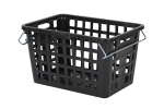 Caisse gerbable emboîtable - manne à linge avec brides - 795 x 545 x H 457 mm - 1