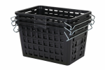 Caisse gerbable emboîtable - manne à linge avec brides - 795 x 545 x H 457 mm - 2