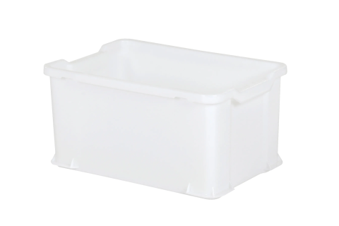 Bac gerbable Euronorm UNIBOX - 600 x 400 x H 300 mm - blanc