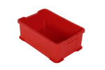 Bac gerbable Euronorm UNIBOX - 600 x 400 x H 225 mm - rouge - 2
