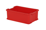 Bac gerbable Euronorm UNIBOX - 600 x 400 x H 225 mm - rouge - 1
