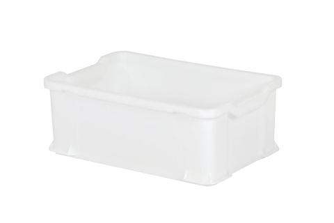 Bac gerbable Euronorm UNIBOX - 600 x 400 x H 225 mm - blanc