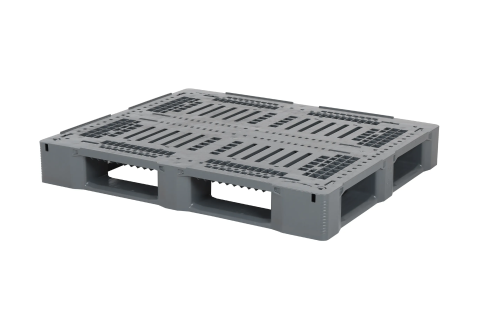 Industrial pallet - E3-5 - 1200 x 1000 mm (with rims - steel reinforced)