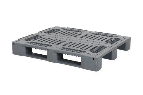 Industrial pallet - E3 - 1200 x 1000 mm (with rims - steel reinforced)