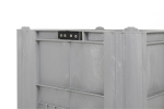 Caisse-palette en plastique - 775 x 800 x H740 mm - 3 semelles - fermé - 2