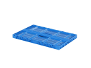 Caisse pliante - 600 x 400 x H 233 mm - bleu - 3