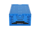 Caisse pliante - 600 x 400 x H 233 mm - bleu - 5