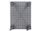 Bac gerbable Euronorm - 800 x 600 x H 640 mm (sur roues) - 2