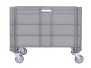Bac gerbable Euronorm - 800 x 600 x H 640 mm (sur roues) - 3