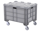 Bac gerbable Euronorm - 800 x 600 x H 640 mm (sur roues) - 4