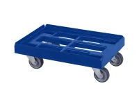 Plastic trolley (610 x 410 x 200 mm) - blue