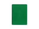 Bac gerbable / bac à assiettes - 400 x 300 x H 175 mm - Vert (fond lisse) - 2