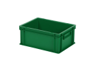 Bac gerbable / bac à assiettes - 400 x 300 x H 175 mm - Vert (fond lisse) - 1
