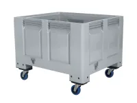 BIG BOX plastic palletbox - 1200 x 1000 mm - 4 wheels