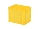 Bac gerbable / bac à assiettes - 400 x 300 x H 320 mm - Jaune (fond renforcé) - 1