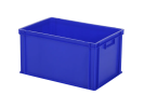 Bac gerbable Euronorm - 600 x 400 x H 320 mm - Bleu (fond renforcé) - 1