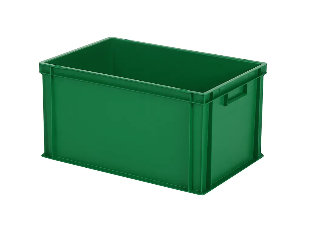 Stapelbak Euronorm - 600 x 400 x H 320 mm (versterkte bodem) - groen