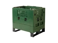 MAGNUM inklapbare palletbox - 800 x 600 mm - geperforeerd