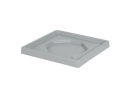 Plastic drip tray for dishwasher baskets 400 x 400 mm / 350 x 350 mm.
