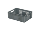 Caisse gerbable Euronorm RX - 400 x 300 x H 142 mm (fond renforcé) - 1