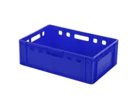 Stacking bin E2 - blue - 600 x 400 x H 200 mm