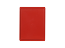 Bac gerbable avec couvercle - 400x300xH250mm - rouge - 3