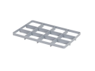 Casier à verres BASIC - 600 x 400 x H 154 mm pour 12 verres - ht. de verre max. 125mm - Ø max. 116mm - seule division - 3