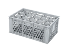 Gläserkiste BASIC - 600 x 400 x H 250 mm für 15 Gläser - max. Glashöhe 222 mm - max. Ø 106 mm - 1
