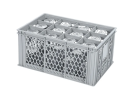 Casier à verres BASIC - 600 x 400 x H 280 mm pour 12 verres - ht. de verre max. 255mm - Ø max. 116mm - 1