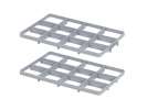Casier à verres BASIC - 600 x 400 x H 280 mm pour 12 verres - ht. de verre max. 255mm - Ø max. 116mm - 4